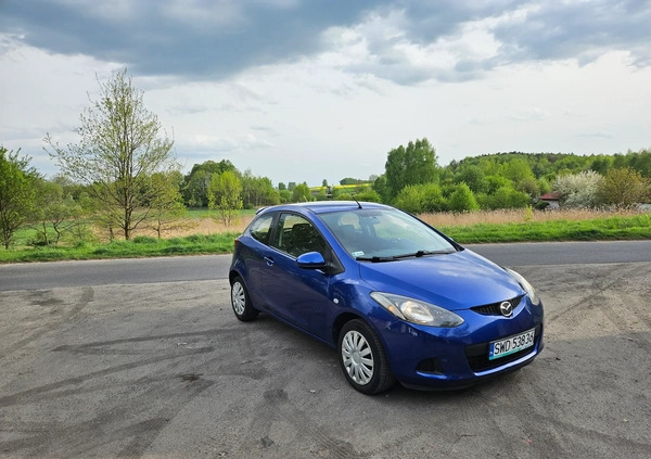 Mazda 2 cena 8000 przebieg: 176664, rok produkcji 2008 z Rybnik małe 596